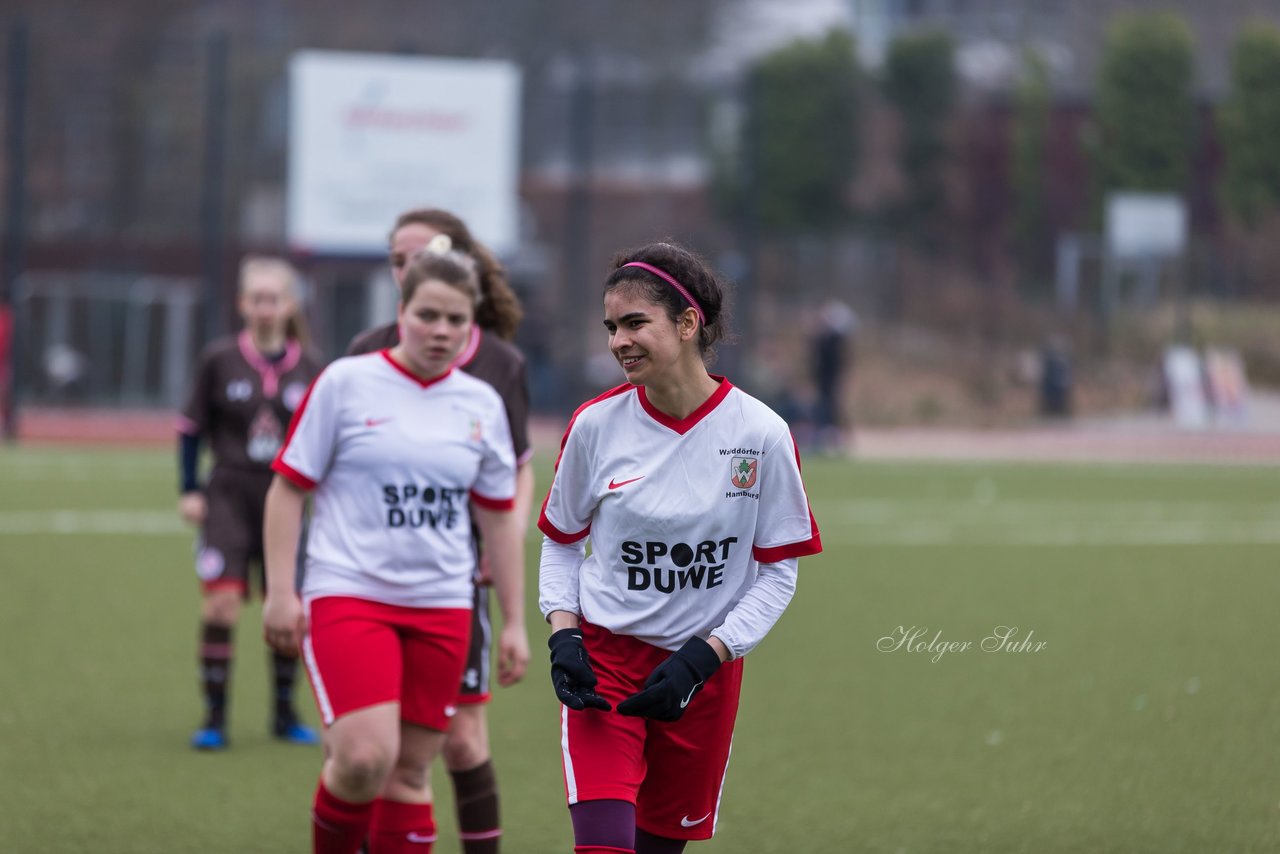 Bild 289 - B-Juniorinnen Walddoerfer - St.Pauli : Ergebnis: 4:1